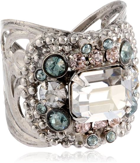 Sorrelli Crystal Studded Ring .